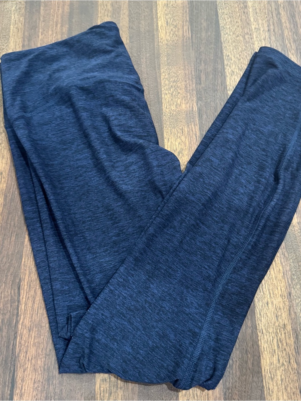 Women’s Heathered Navy Blue Active Leggings